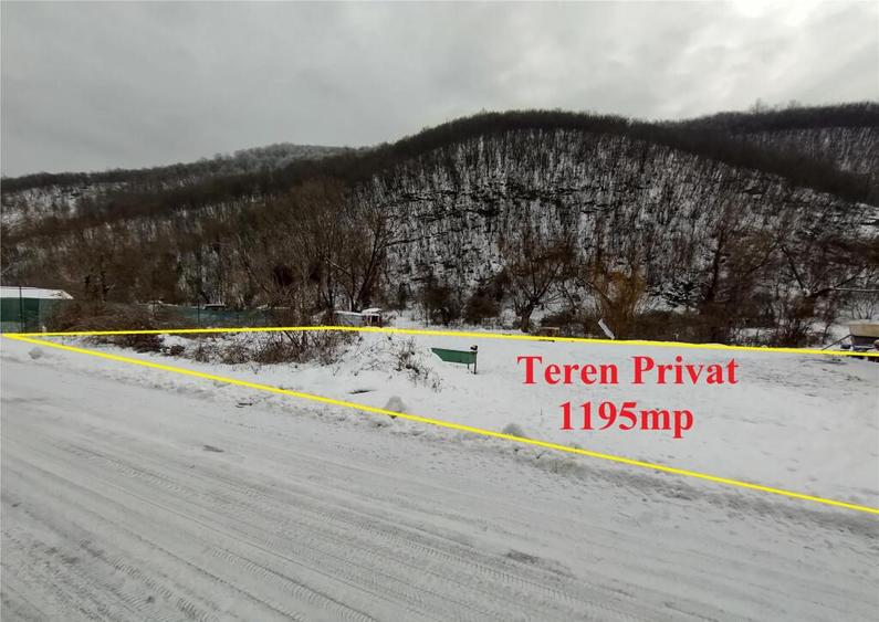 Ciclova, Teren Intravilan cu nr de Casa, 1195mp, La Sosea, Z - 8
