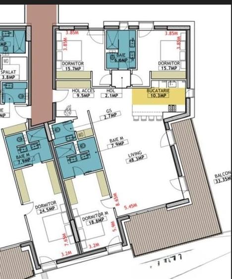 4 camere PREMIUM ||  VEDERE spre LAC SI PARC- One Peninsula - 6