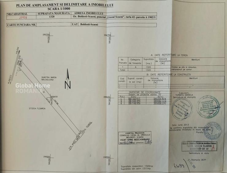Teren Construcții intravilan de 2623 mp, în Boldești-Scăeni