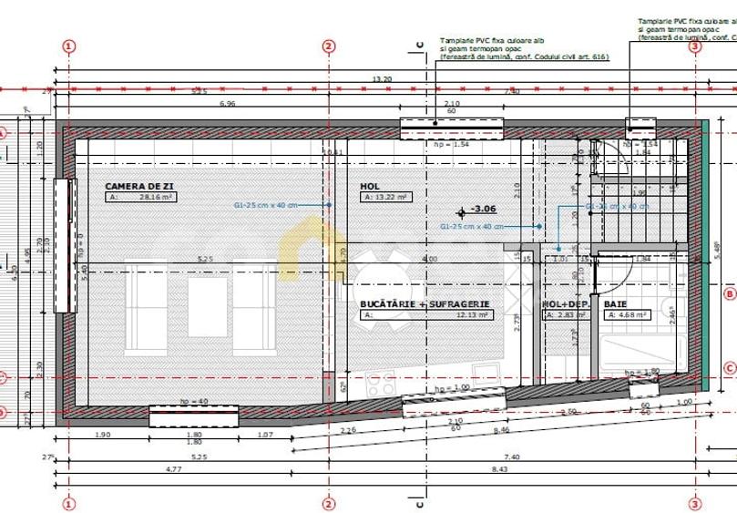 Duplex cu 5 camere cu Canalizare în Iris
