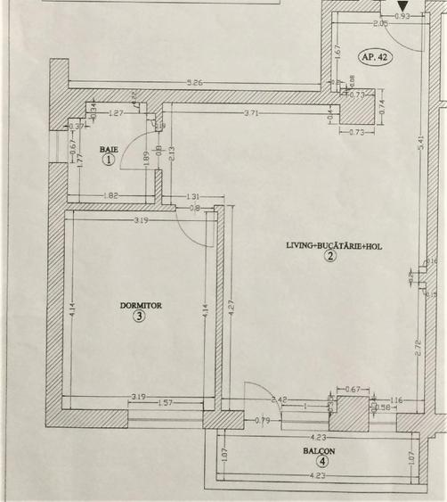 Apartament cu 2 camere semidecomandat în Băneasa