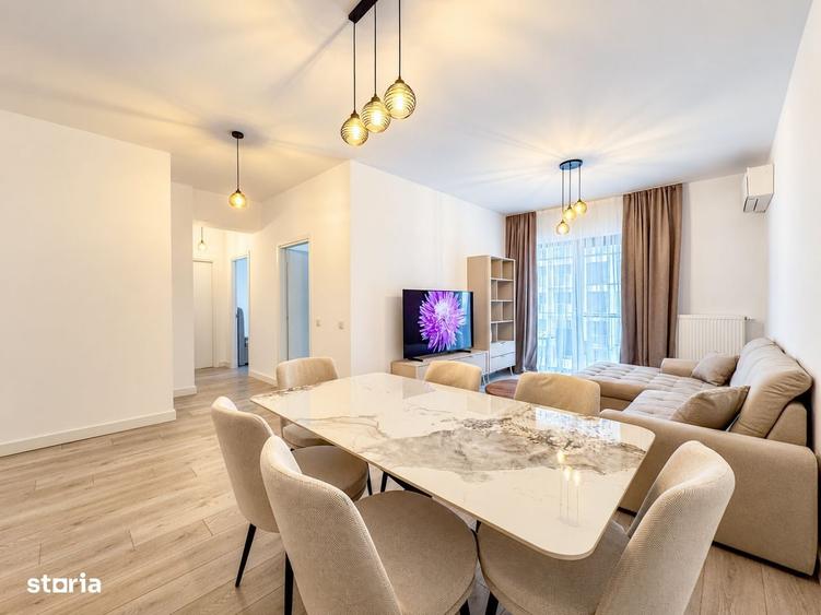 Apart 3 camere, Silk District, parcare subterana - 12
