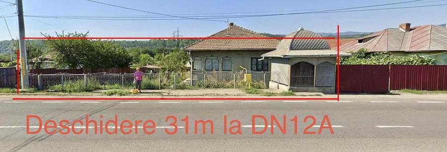 2262mp Teren Intravilan DN12A Comane?ti Deschidere 31m Casa + Anexa - 3