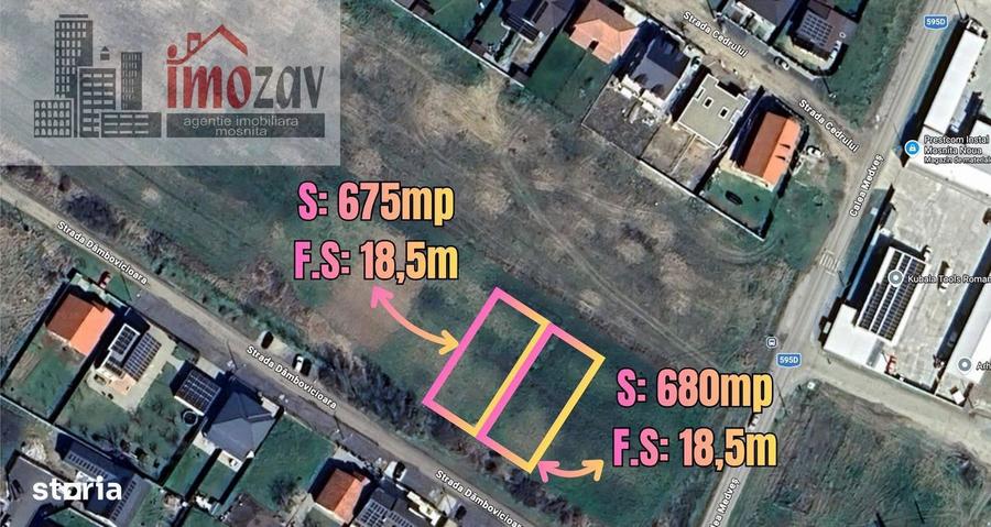 Doua parcele de vanzare pe Str. Molidului Mosnita Noua - 1