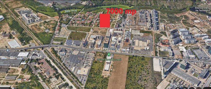 Teren de vanzare  Pipera -  Porsche,  7.000 mp - 3