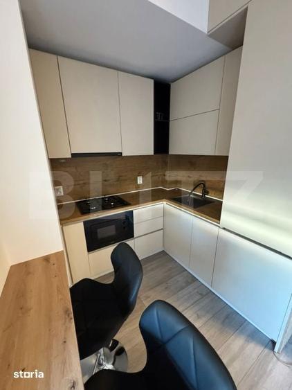Studio, 39 mp, incalzire in pardoseala, zona Rovine - 7