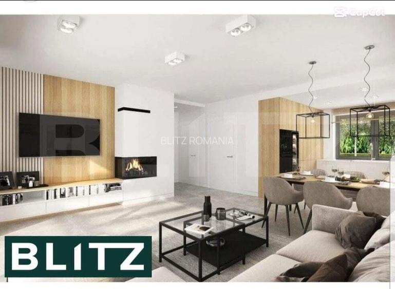 Casa moderna individuala, parter, 125 mp utili + 980 mp teren, zona Lisaura