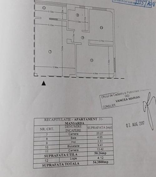 Apartament cu 2 camere, zona Cug - 11