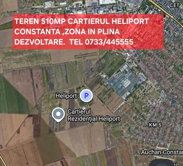 TEREN 510MP Cartierul Heliport-Tom intre vile - 1