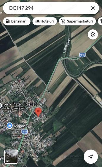 Teren de 7470 mp, în Trestieni