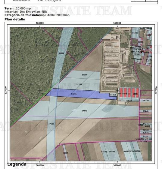 Vanzare teren pentru complex hale/logistica cu facilitati si acces la A0 Vest, Z - 1