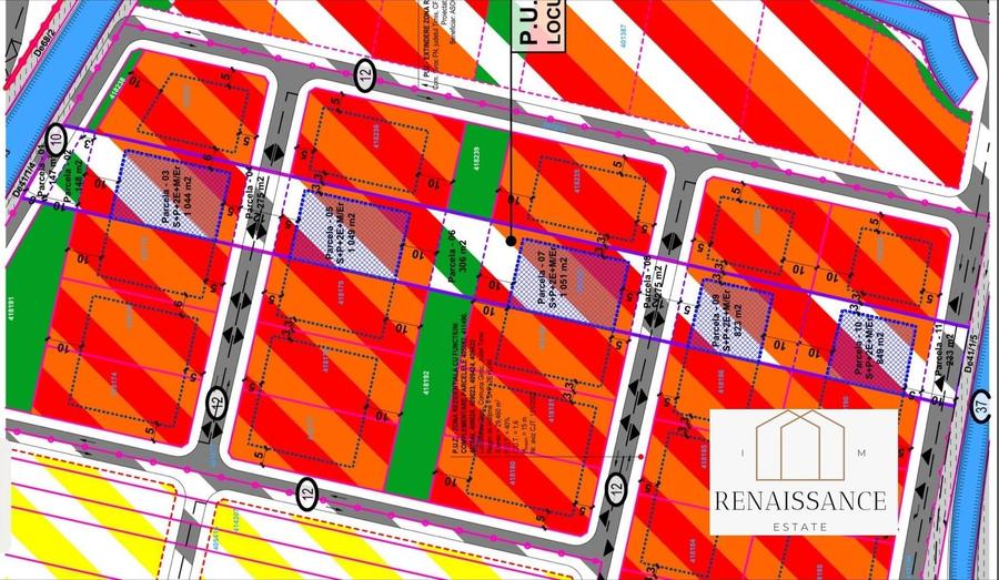 Giroc Teren de Bloc | 6200mp 65 apartamente | PUZ in lucru - Neptun - 2