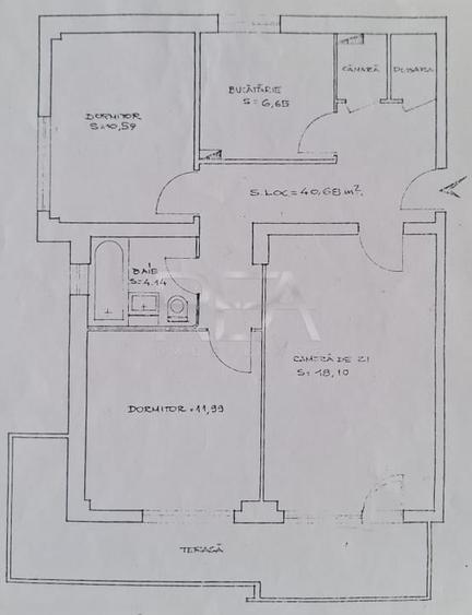 3 camere la 5 min de Scoala Gimnaziala Pia Bratianu - 12