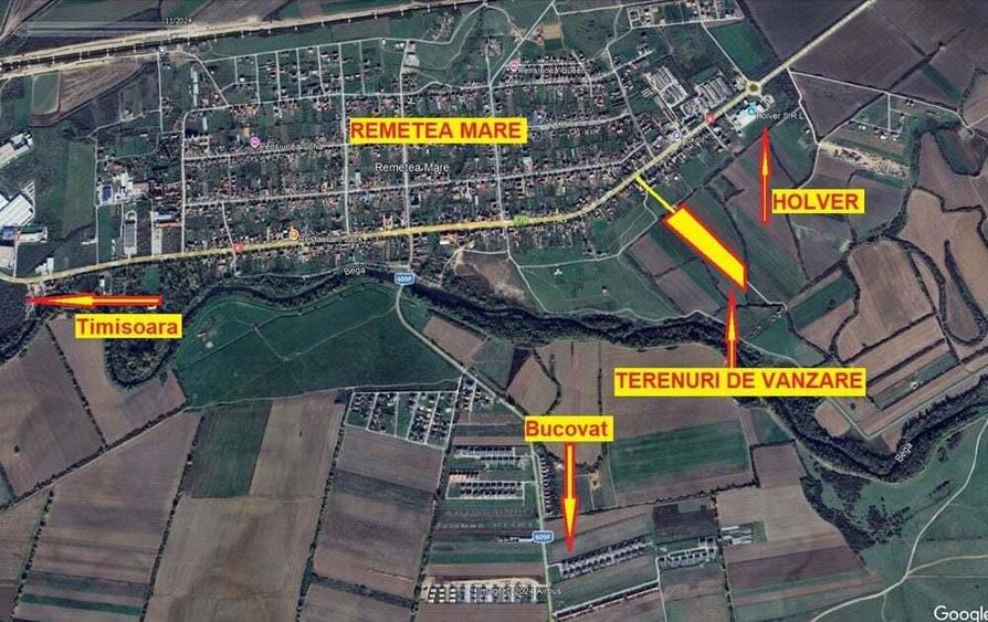 Terenuri Remetea Mare, cu toate utilitatile - 69euro/mp+TVA - 9