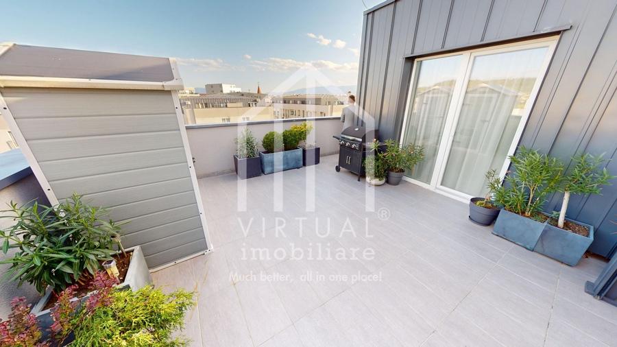 Penthouse de vanzare in Sibiu cu 3 camere 84 mp utili, terasa 52mp - 24