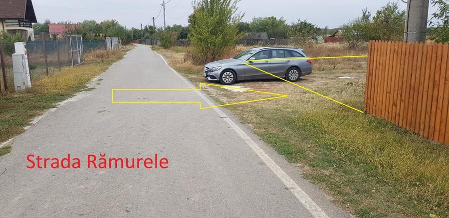 Teren intravilan zona lac Snagov curent asfalt gaz 500 mp 15699 euro fara TVA - 3