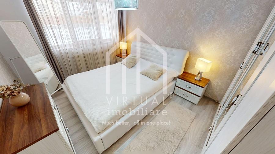 Apartament cu 3 camere, 57mp utili+balcon, mobilat, Tilisca - 1
