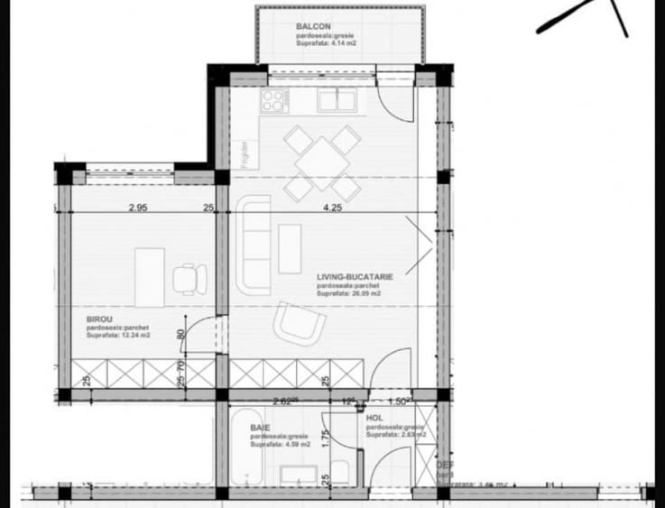 Studio-de-vanzare-Subcetate-City-2-46mp-balcon-Sanpetru-Brasov - 8