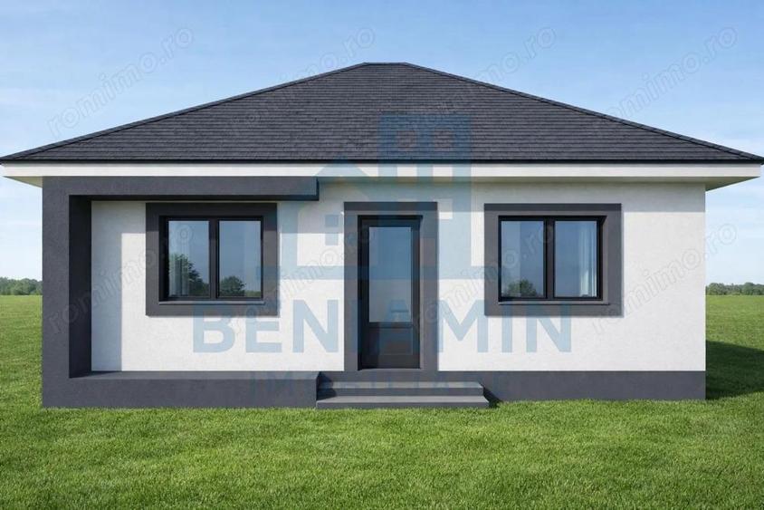 Casa la cheie-Living-2 Dormitoare-Baie-Gaze-Curent-Apa-320mp teren - 3