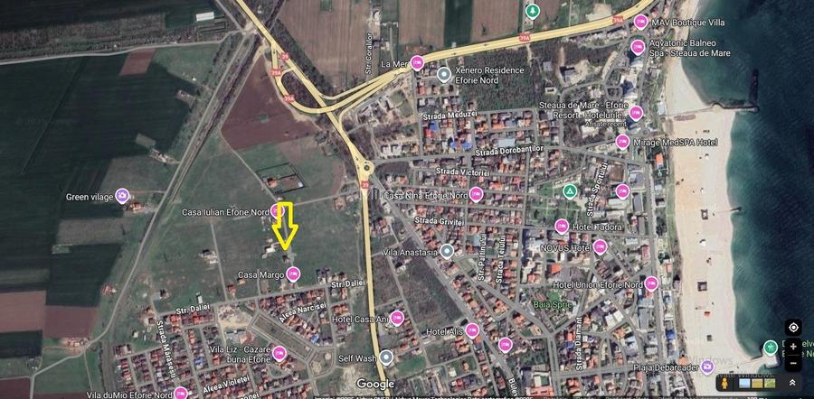 Teren intravilan 490 mp - Eforie Nord