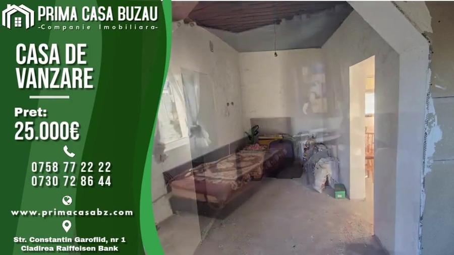 Casa si teren 3500mp in comuna Amaru/BZ ~ 4 camere ~ renovata in 2025 - 1