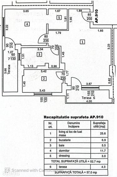 Apartament de inchiriat mobilat complet Bucegi 12 - 4