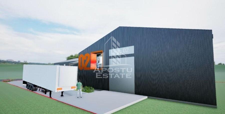 Hala noua cu rampa tir, 540 mpu, Giarmata - 2