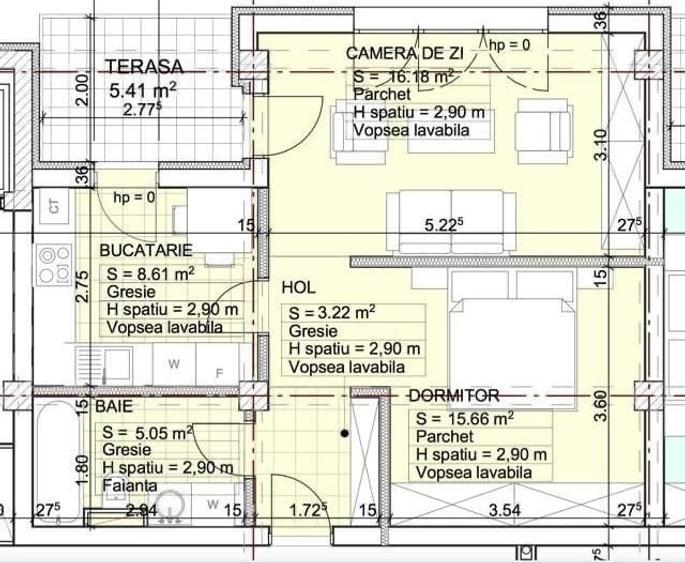 Studio cochet cu terasa– ideal pentru investiție,  Lipovei - Pădure - 23