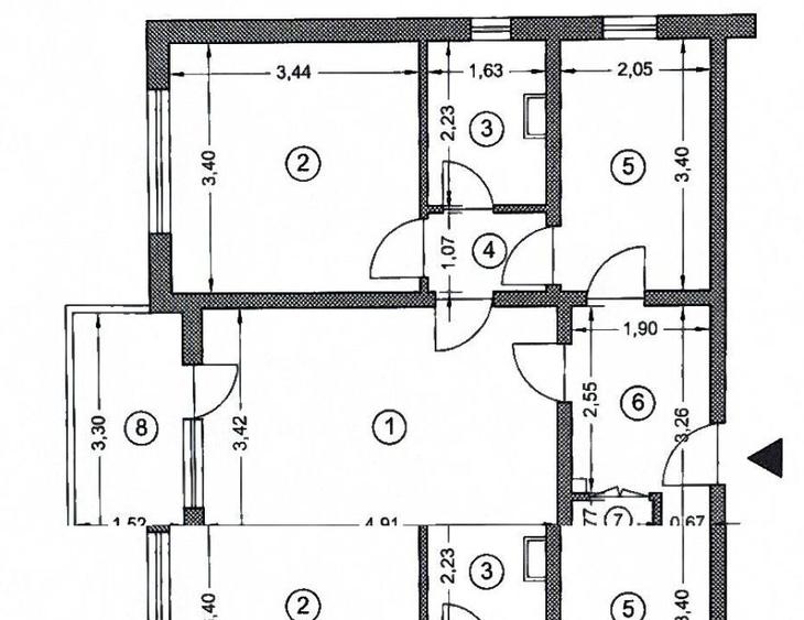 Apartament ultra-central doua camere Ploiesti - fara risc seismic! - 7