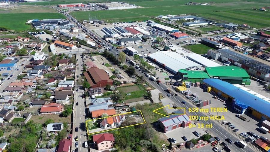 Hala 100 mp, teren 630 mp, D= 13 ml, zona E 85-oras - 7