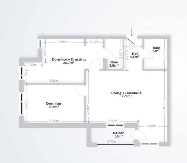 Apartament 3 camere MTM Pipera Lake: proprietar,fara TVA - 5