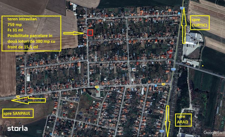 Teren intravilan 759 mp ?ofronea fs.31ml,posibil parcelare 2 loturi - 7