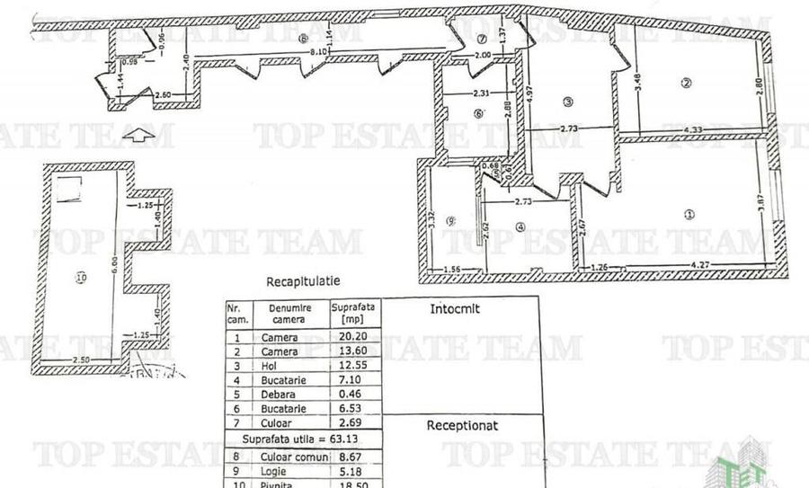 Apartament 3 camere de in zona Dacia - 1