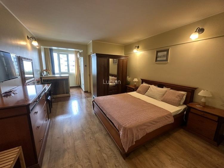 Garsoniera ultracentrala, mob., etaj 7, bloc solid, termoizolat, langa  Cismigiu