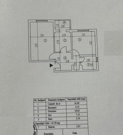 Mobilat. Apartament 2 camere conf.1 decomandat, Dorobantilor, etaj 3/4 - 9