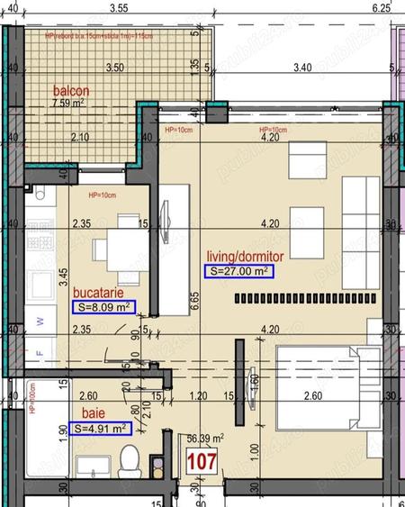 Alman Imobiliare Studio nou - lux 150 m de plaja Mamaia Nord QueensResidence - 9