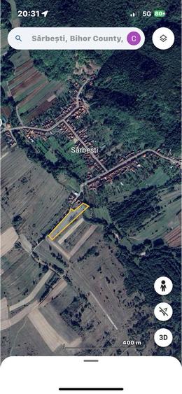 Vand teren constructie casa, sat Sarbesti, jud. Bihor, 20 euro m2 - 5
