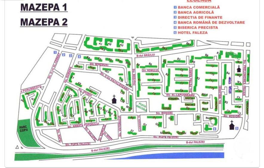 2 camere Mazepa 1 pret 75000 euro