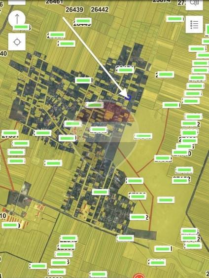 Teren agricol intravilan de 2205 mp, în Cocora