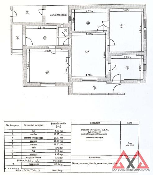 Casă cu 6 camere decomandat cu Teren 538 Mp în Baba Novac