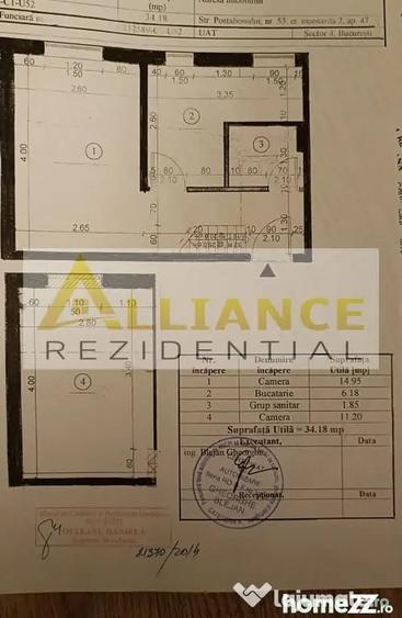Apartament cu 2 camere decomandat în Exterior Vest