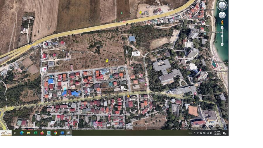 Teren Construcții intravilan de 7200 mp, în Eforie Nord