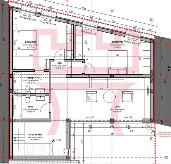 Casă individuală cu 6 camere cu Canalizare în Central