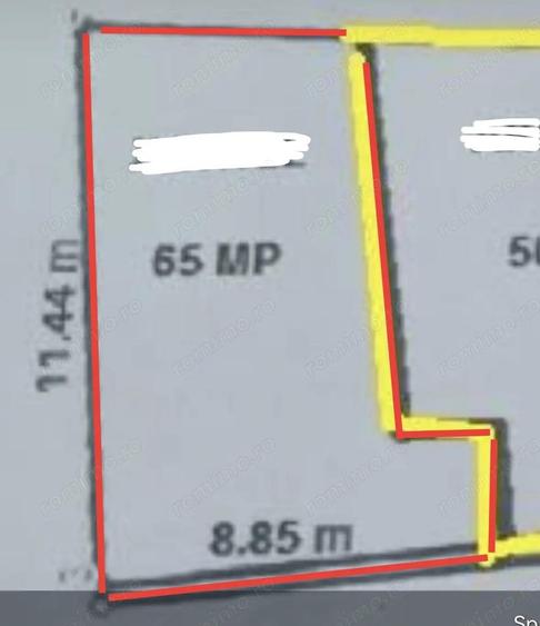 Metrou Tineretului sp 65 mp vitrina 9 m trafic intens - 2