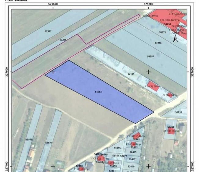 Teren intravilan, mixt, 9971mp, d 46ml, Ciorogarla, str Aurel Vlaicu. - 4