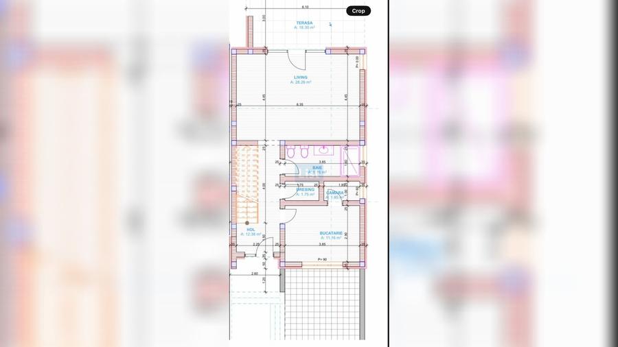Duplex cu 3 camere cu Canalizare în Dezmir