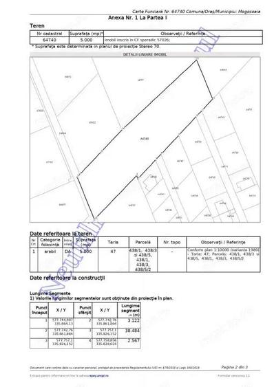 Mogosoaia-Teren 5.000 mp Str. Nichita Stanescu Pretabil Proiect Imobiliar - 1