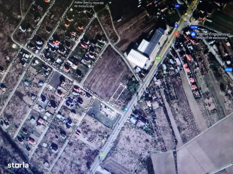 Teren intravilan Ciolpani in apropierea DN1-pozitie ideala- 39euro/mp - 3