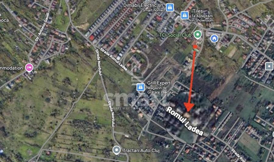 Teren construibil 800mp Borhanci zona Romul Ladea - 1