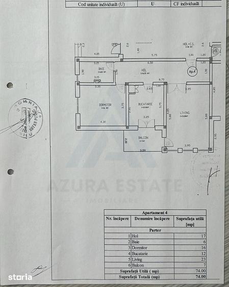 Apartament cu 2 camere decomandat în Central